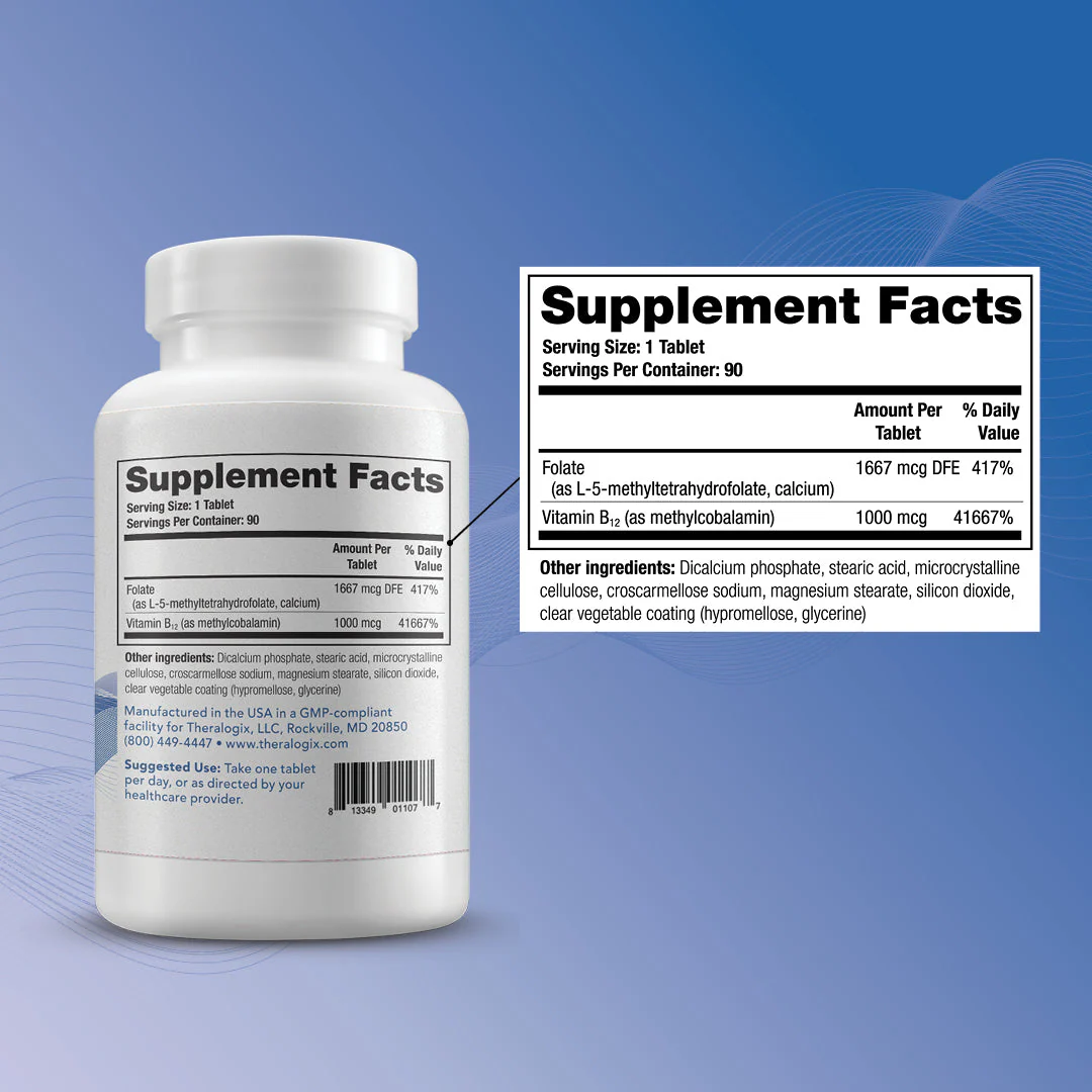 MTX Advanced Support® B12 & Folate Supplement - Image 3