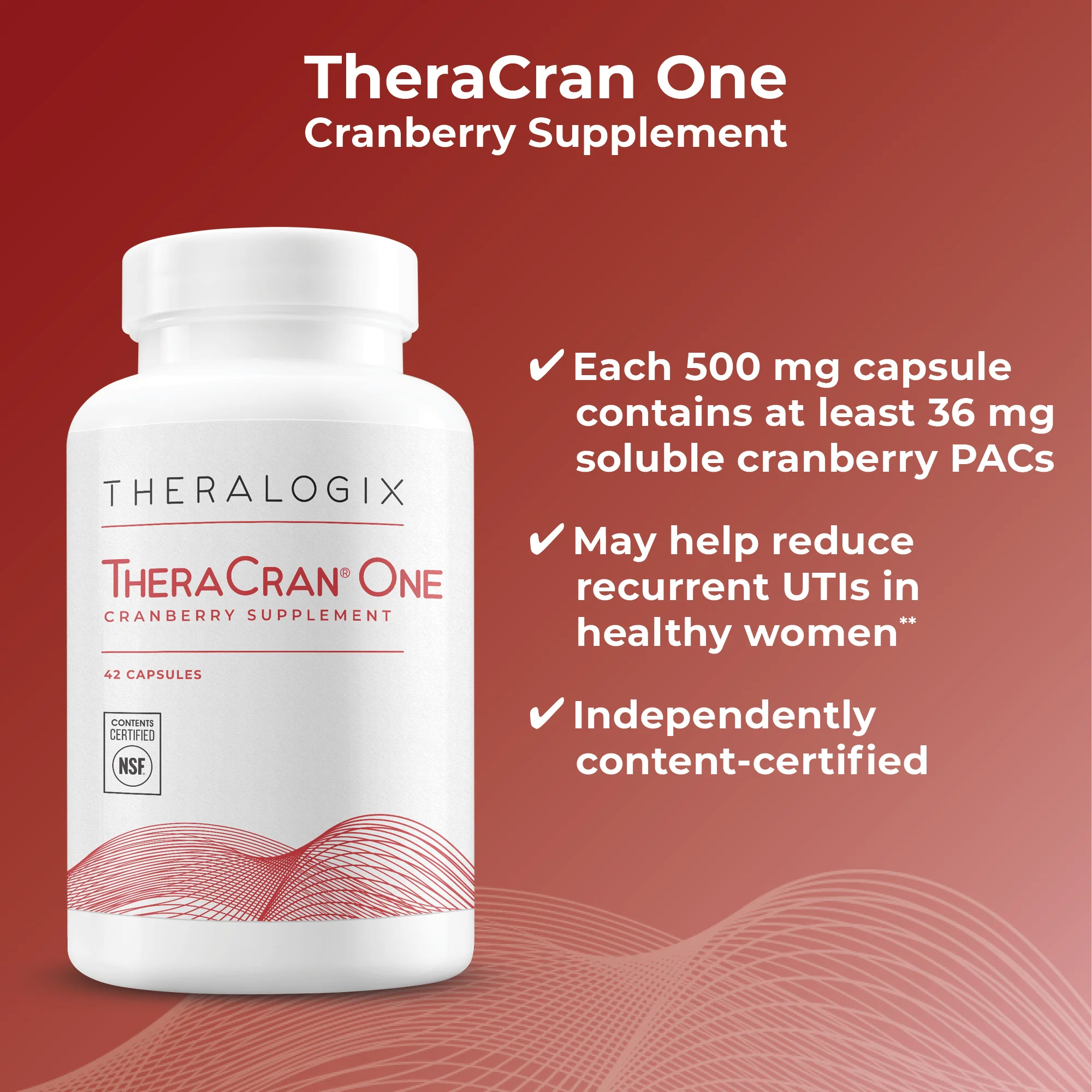 TheraCran® One 42ct Cranberry Supplement - Image 2