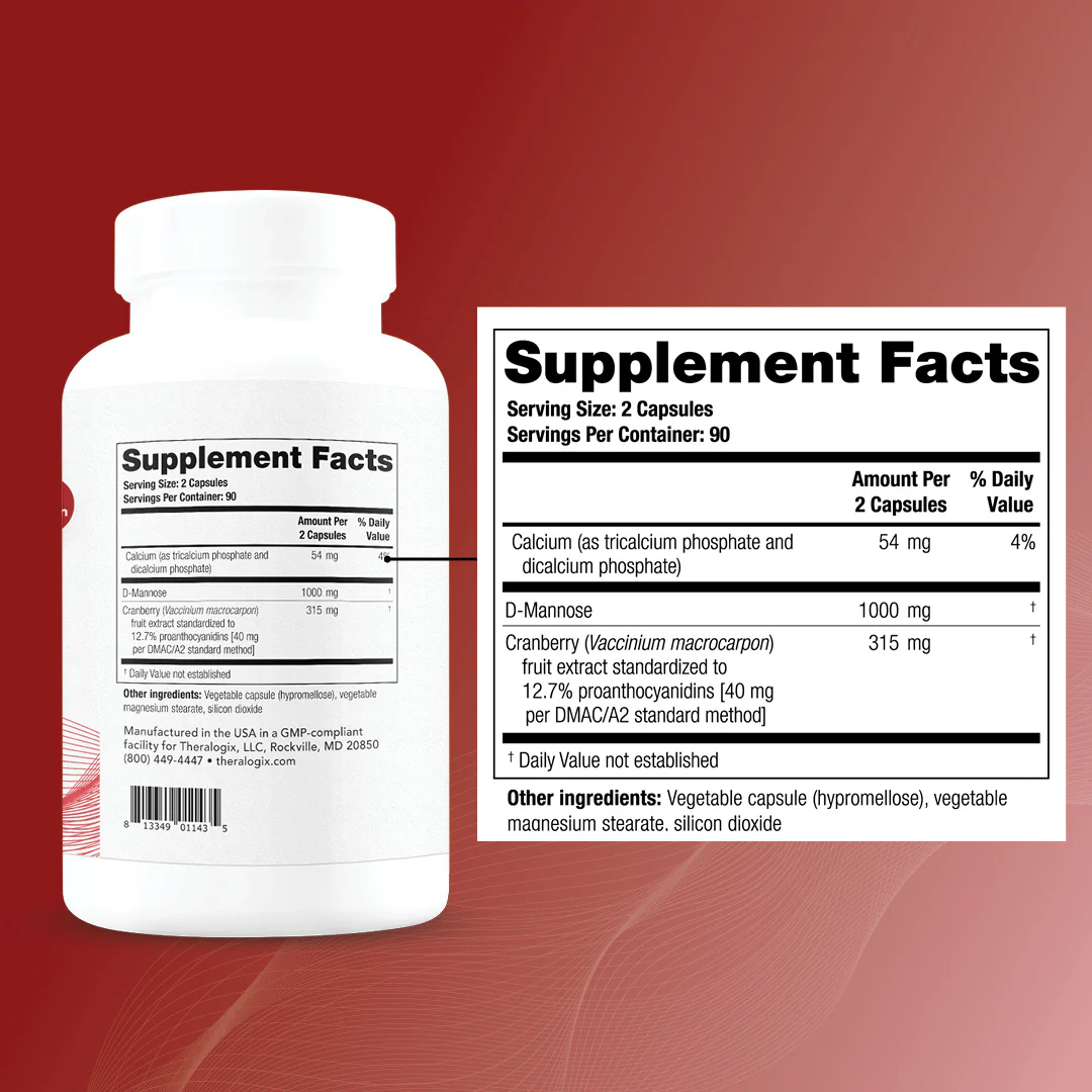 TheraCran® Max Cranberry & D-Mannose Supplement - Image 3